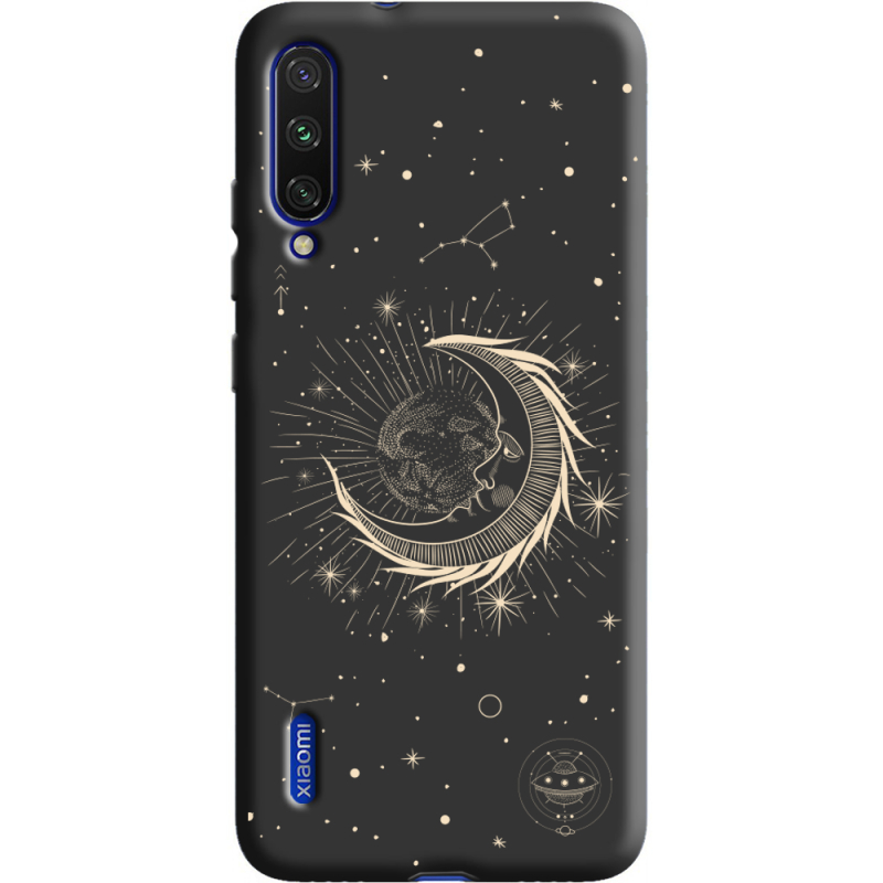 Черный чехол Uprint Xiaomi Mi A3 Moon