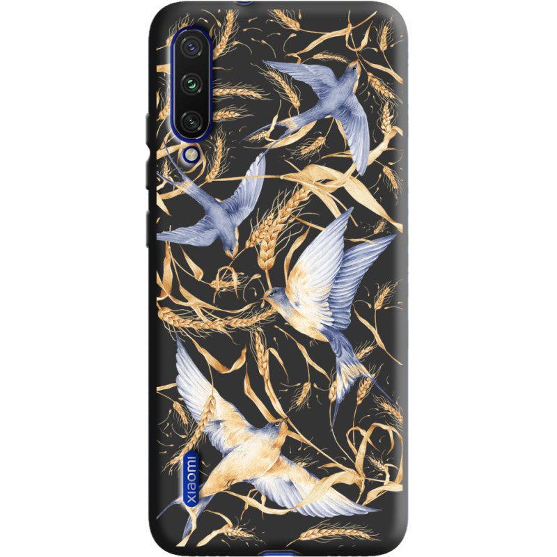 Черный чехол Uprint Xiaomi Mi A3 Ластівки