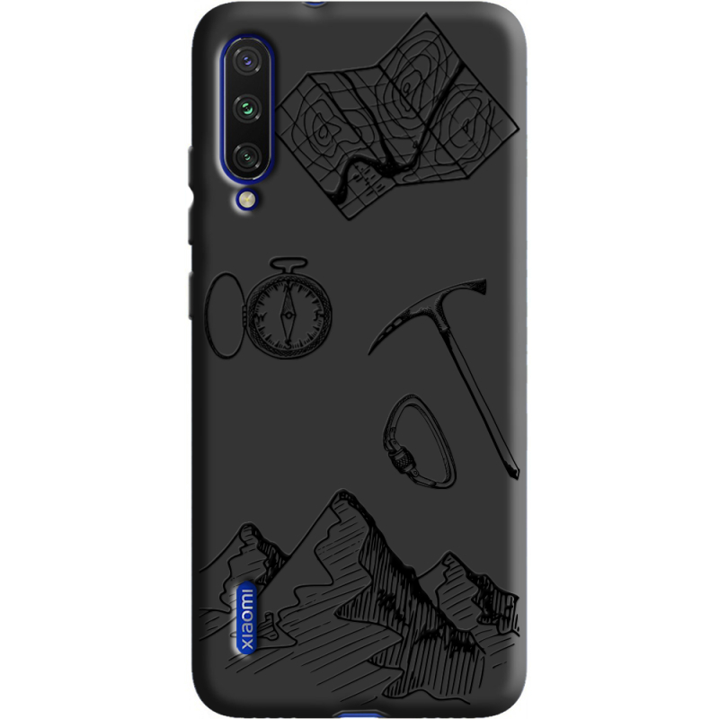 Черный чехол Uprint Xiaomi Mi A3 Mountains