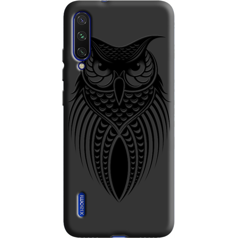 Черный чехол Uprint Xiaomi Mi A3 Owl