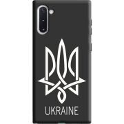 Черный чехол Uprint Samsung N970 Galaxy Note 10 Тризуб монограмма ukraine