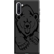 Черный чехол Uprint Samsung N970 Galaxy Note 10 Grizzly Bear