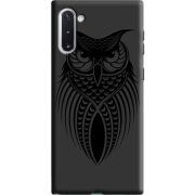 Черный чехол Uprint Samsung N970 Galaxy Note 10 Owl