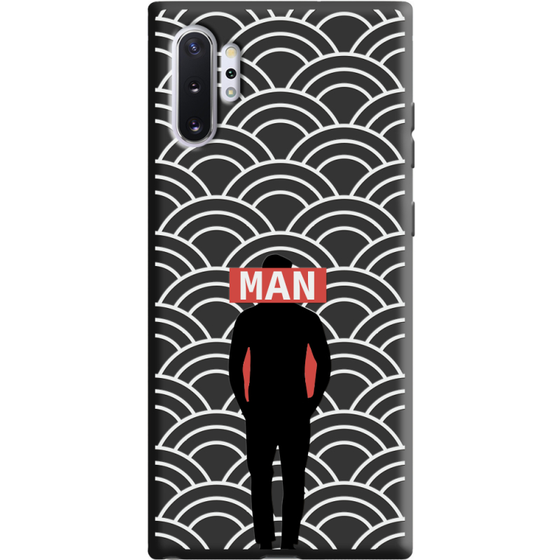 Черный чехол Uprint Samsung N975 Galaxy Note 10 Plus Man Pattern