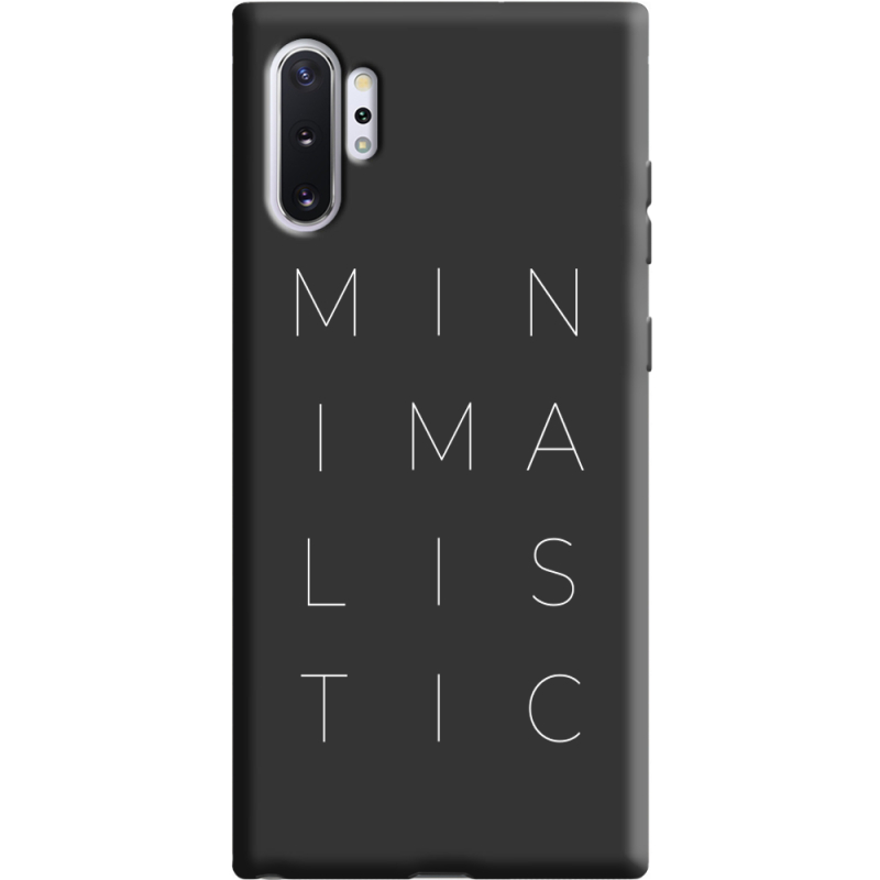 Черный чехол Uprint Samsung N975 Galaxy Note 10 Plus Minimalistic