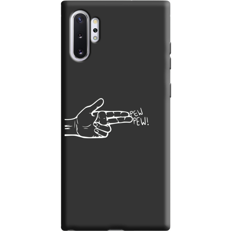 Черный чехол Uprint Samsung N975 Galaxy Note 10 Plus Pew Pew