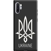 Черный чехол Uprint Samsung N975 Galaxy Note 10 Plus Тризуб монограмма ukraine