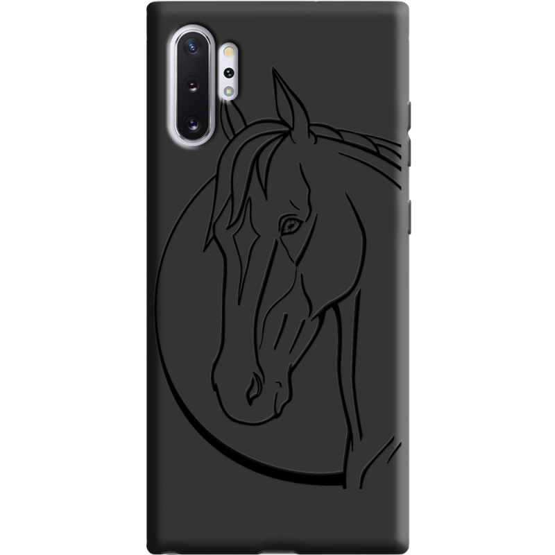 Черный чехол Uprint Samsung N975 Galaxy Note 10 Plus Horse