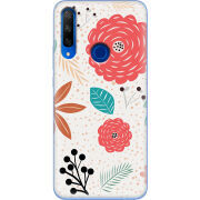 Чехол Uprint Honor 9X Line Flowers