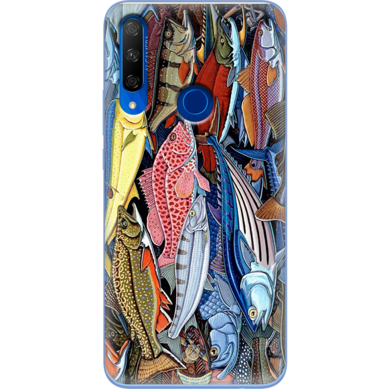Чехол Uprint Honor 9X Sea Fish