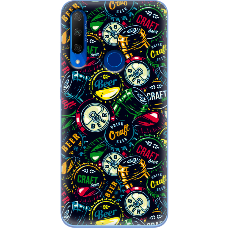 Чехол Uprint Honor 9X Bottle Caps