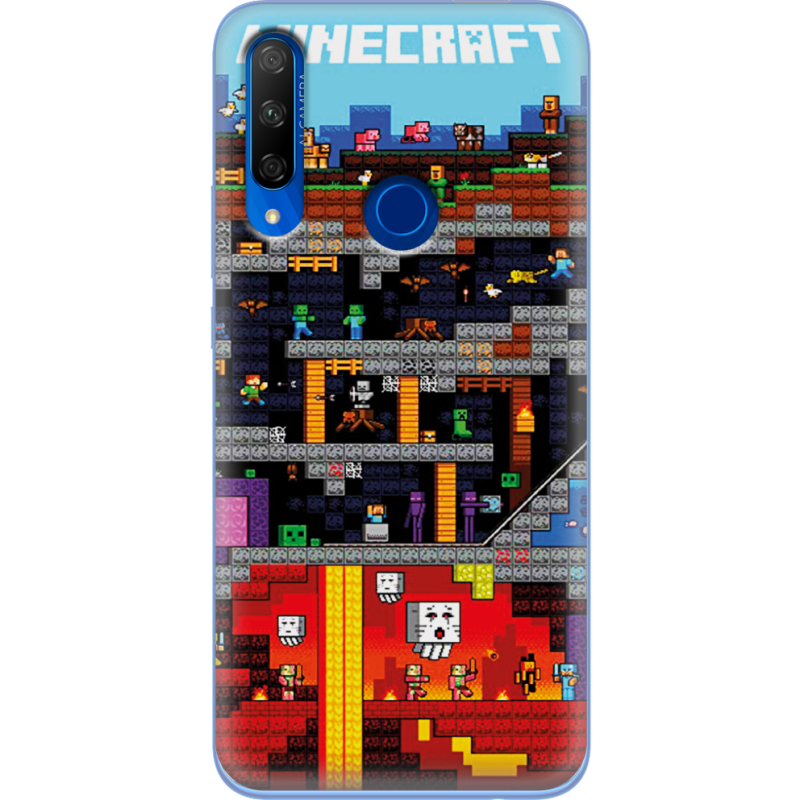 Чехол Uprint Honor 9X Minecraft Lode Runner