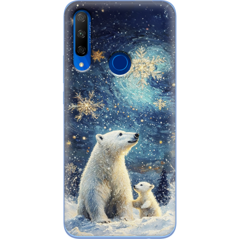 Чехол Uprint Honor 9X Північні ведмеді