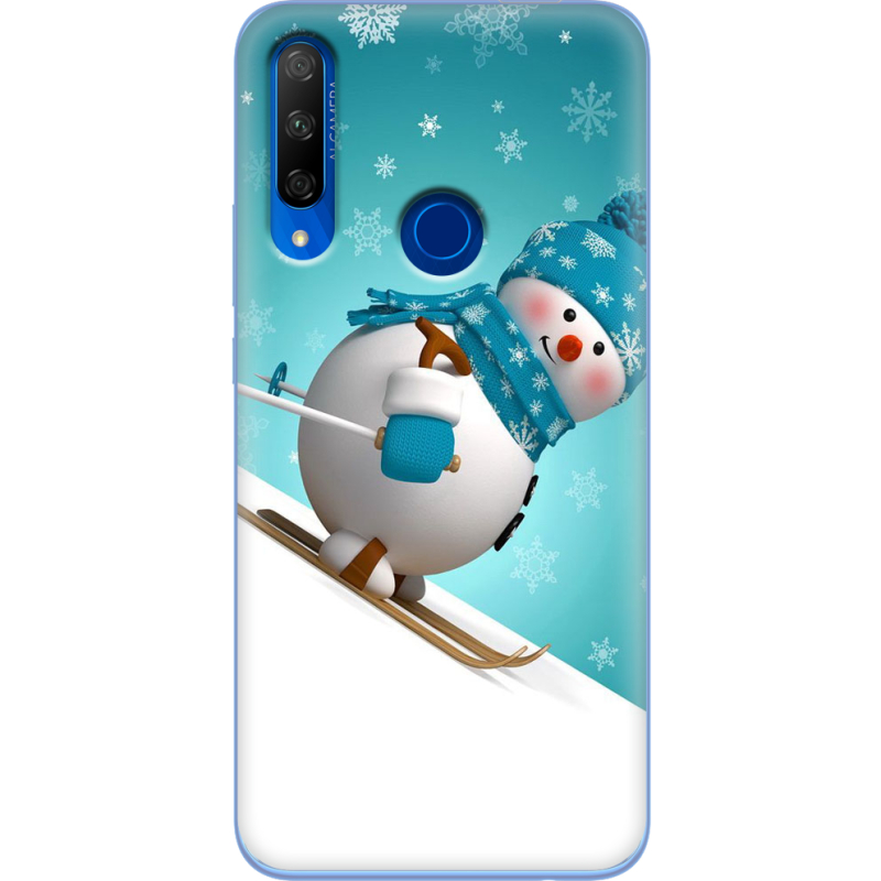 Чехол Uprint Honor 9X Skier Snowman