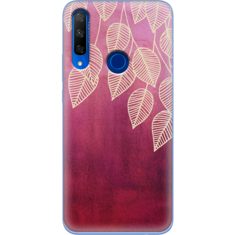 Чехол Uprint Honor 9X Gold Leaves