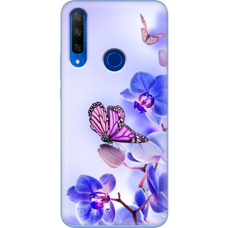 Чехол Uprint Honor 9X Orchids and Butterflies