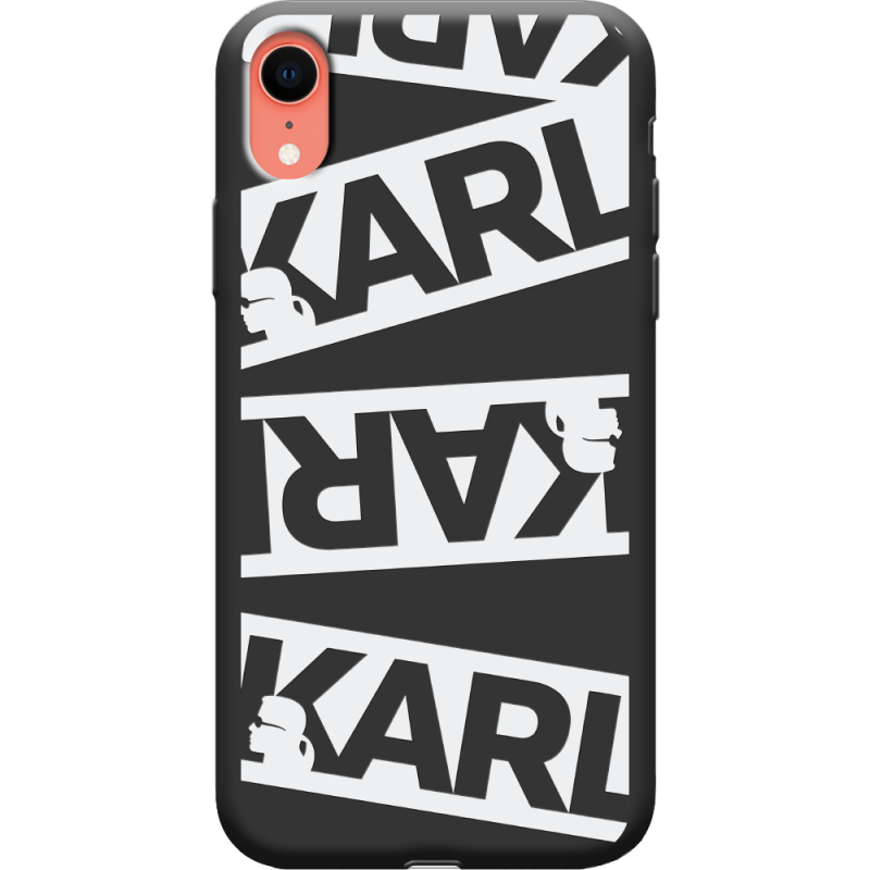 Черный чехол Uprint Apple iPhone XR White Karl