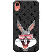 Черный чехол Uprint Apple iPhone XR looney bunny