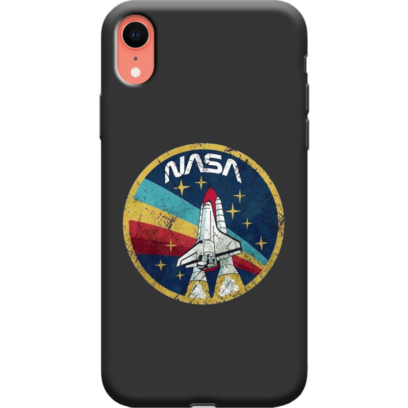 Черный чехол Uprint Apple iPhone XR NASA