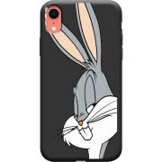 Черный чехол Uprint Apple iPhone XR Lucky Rabbit