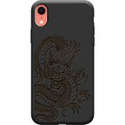 Черный чехол Uprint Apple iPhone XR Chinese Dragon