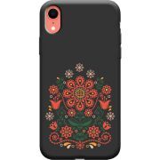 Черный чехол Uprint Apple iPhone XR Ukrainian Ornament