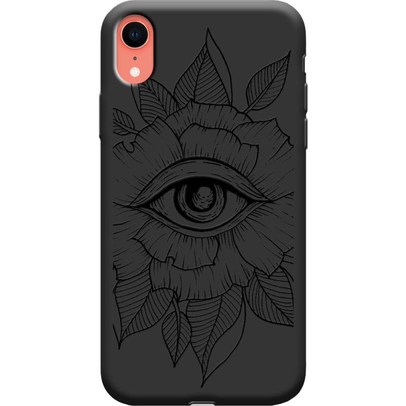 Черный чехол Uprint Apple iPhone XR Eye