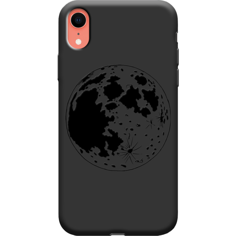 Черный чехол Uprint Apple iPhone XR Planet