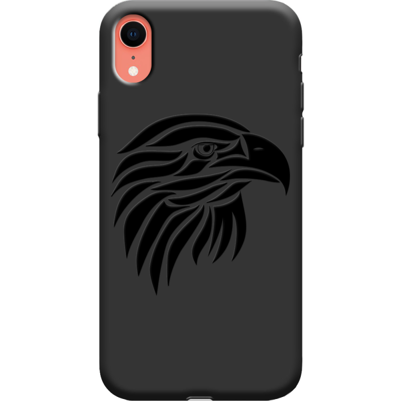 Черный чехол Uprint Apple iPhone XR Eagle
