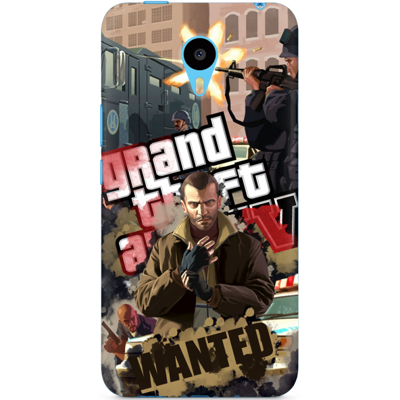 Чехол Uprint Meizu M1 Metal GTA 4