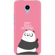 Чехол Uprint Meizu M1 Metal Dont Touch My Phone Panda
