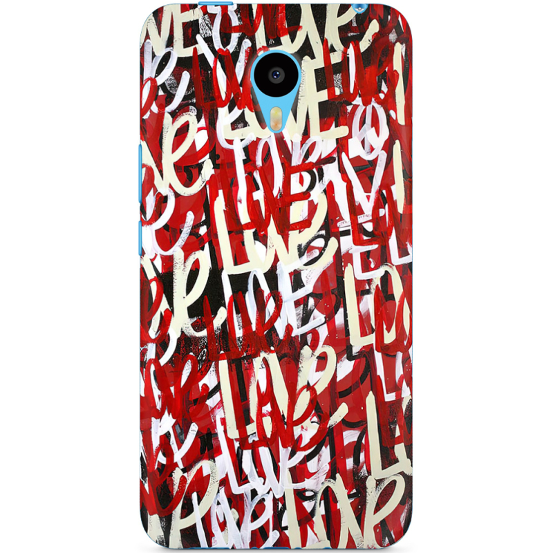 Чехол Uprint Meizu M1 Metal Love Graffiti