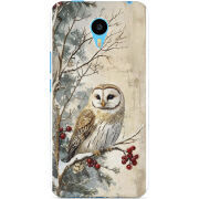Чехол Uprint Meizu M1 Metal Christmas Owl