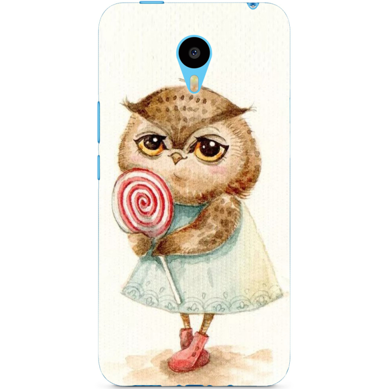 Чехол Uprint Meizu M1 Metal Совушка