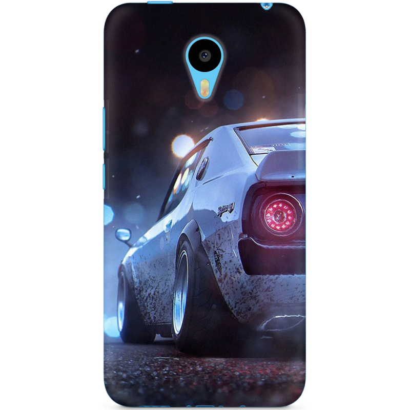 Чехол Uprint Meizu M1 Metal Silver Car