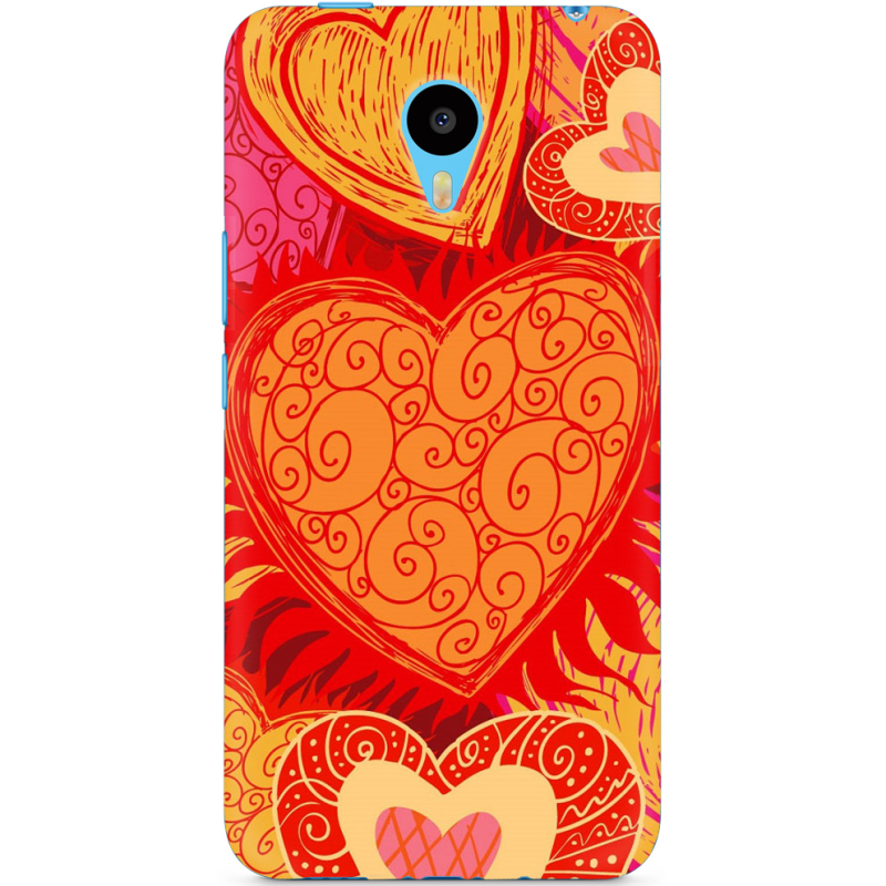 Чехол Uprint Meizu M1 Metal Warm Hearts