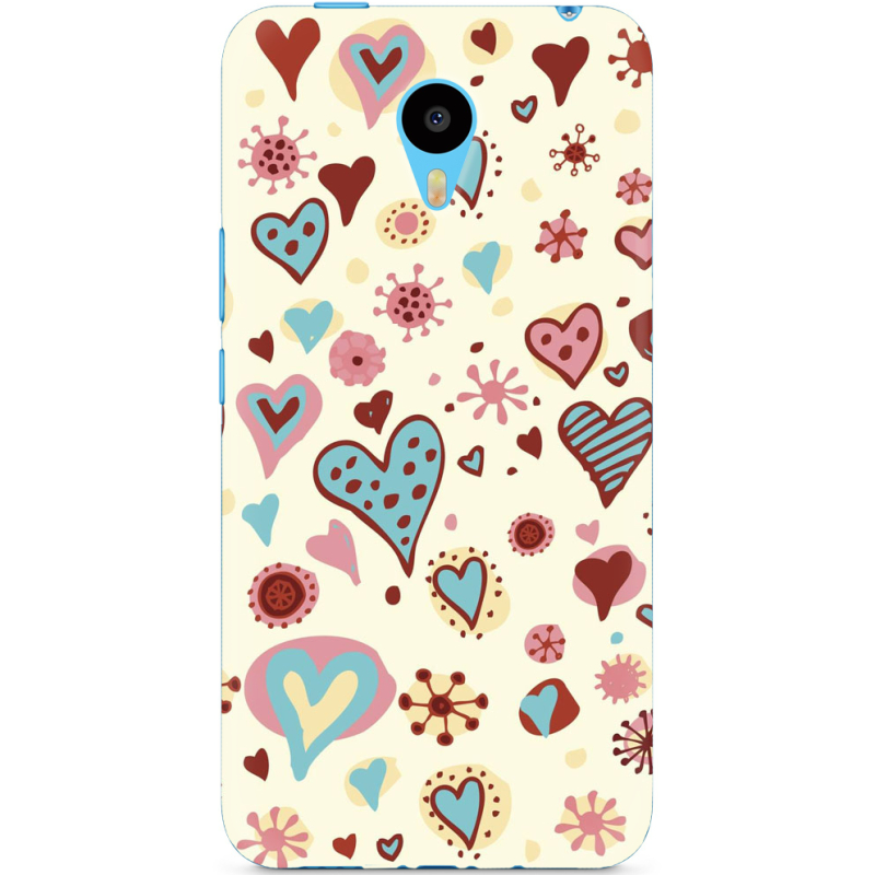 Чехол Uprint Meizu M1 Metal Be my Valentine