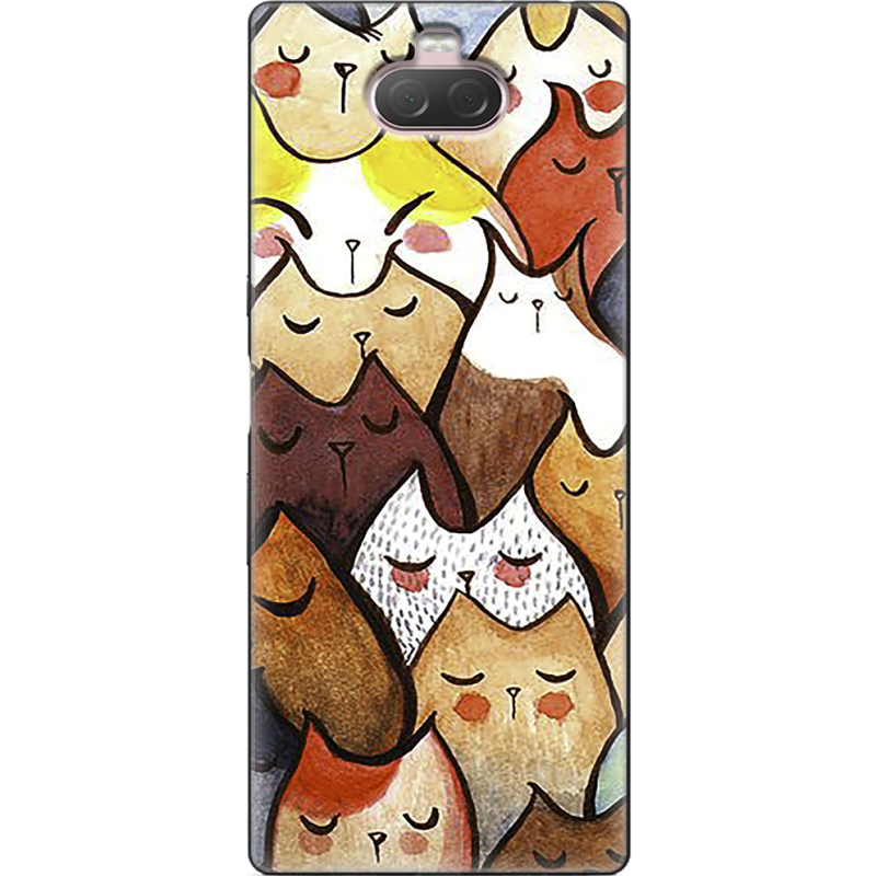 Чехол Uprint Sony Xperia 10 I4113 Sleepy Cats