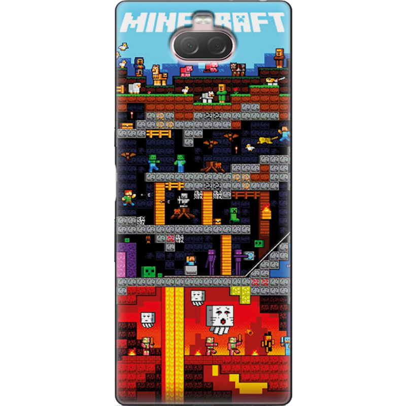 Чехол Uprint Sony Xperia 10 I4113 Minecraft Lode Runner