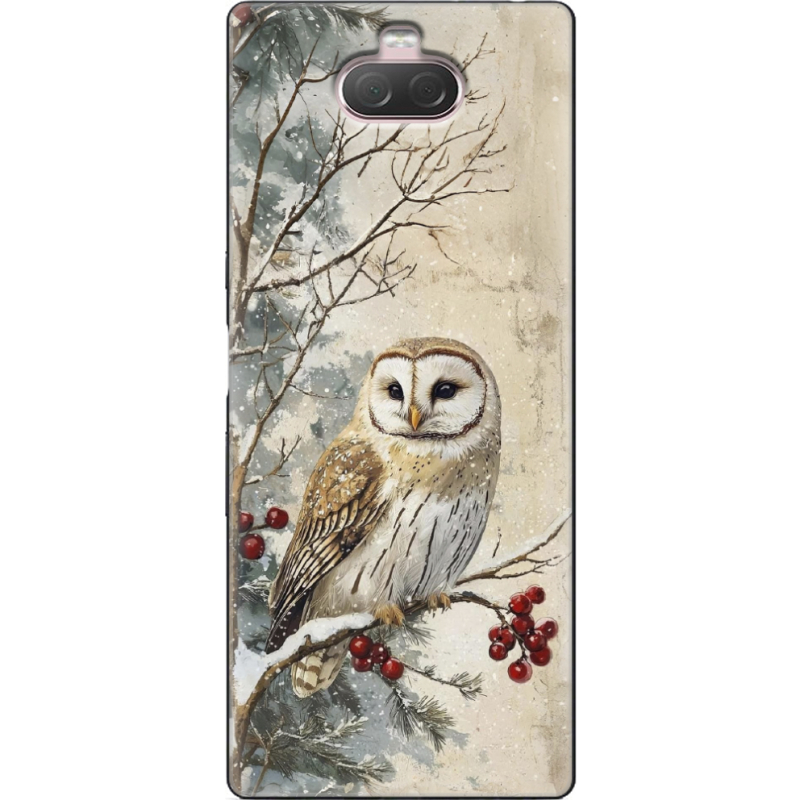 Чехол Uprint Sony Xperia 10 I4113 Christmas Owl