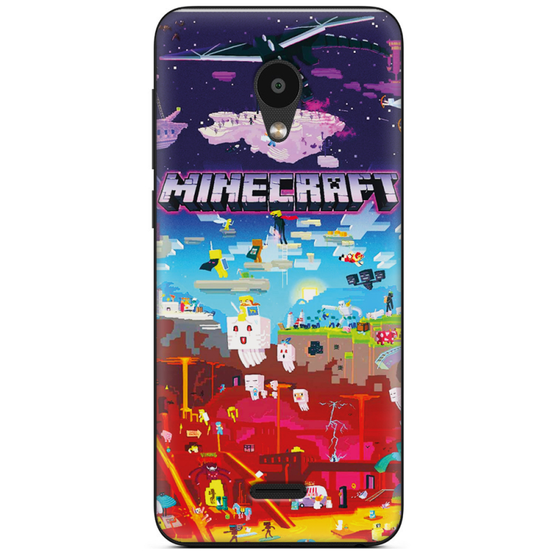 Чехол Uprint Meizu C9 Pro Minecraft World Beyond