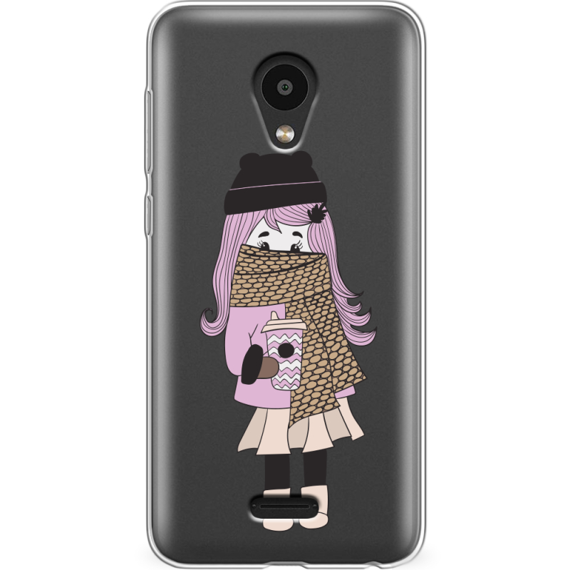 Прозрачный чехол Uprint Meizu C9 Pro Winter Morning Girl