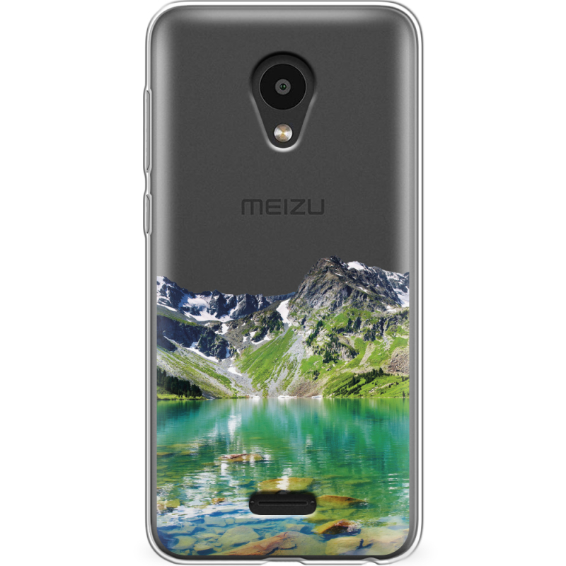 Прозрачный чехол Uprint Meizu C9 Pro Green Mountain