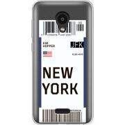 Прозрачный чехол Uprint Meizu C9 Pro Ticket New York
