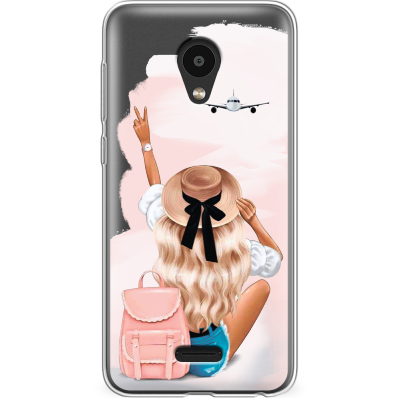 Прозрачный чехол Uprint Meizu C9 Pro Travel Girl