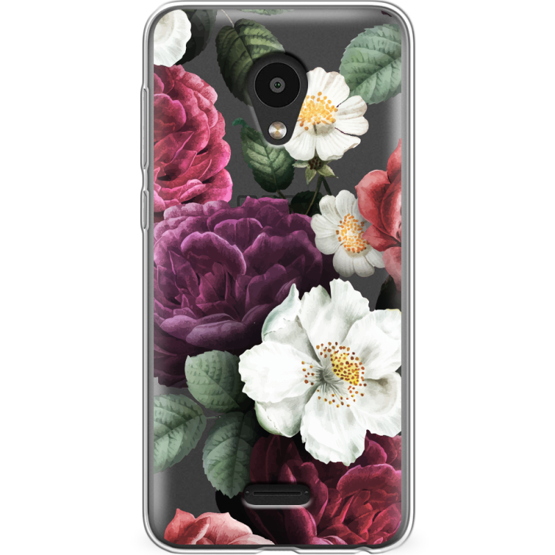 Прозрачный чехол Uprint Meizu C9 Pro Floral Dark Dreams
