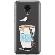 Прозрачный чехол Uprint Meizu C9 Pro Segull in Cofee Pool