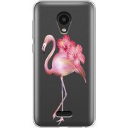 Прозрачный чехол Uprint Meizu C9 Pro Floral Flamingo