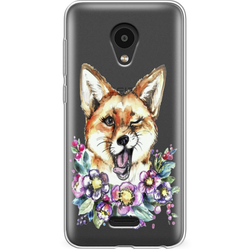 Прозрачный чехол Uprint Meizu C9 Pro Winking Fox