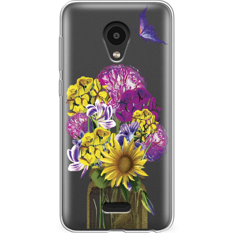 Прозрачный чехол Uprint Meizu C9 Pro My Bouquet